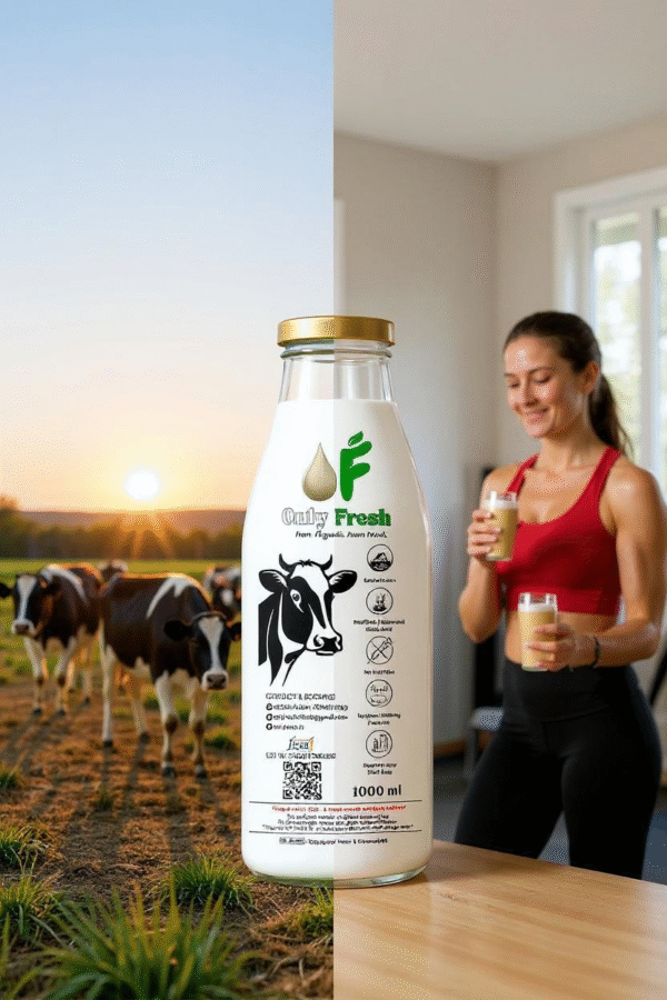 daily fresh milk ( 500 ml )