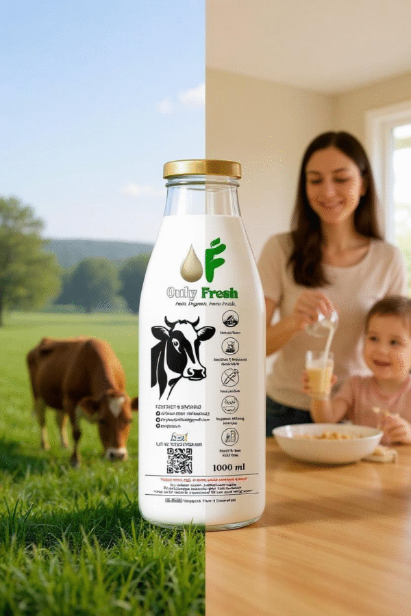 daily fresh milk ( 500 ml )