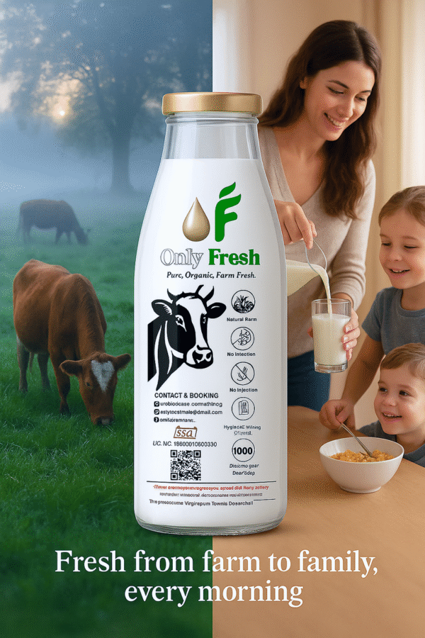 daily fresh milk ( 500 ml )